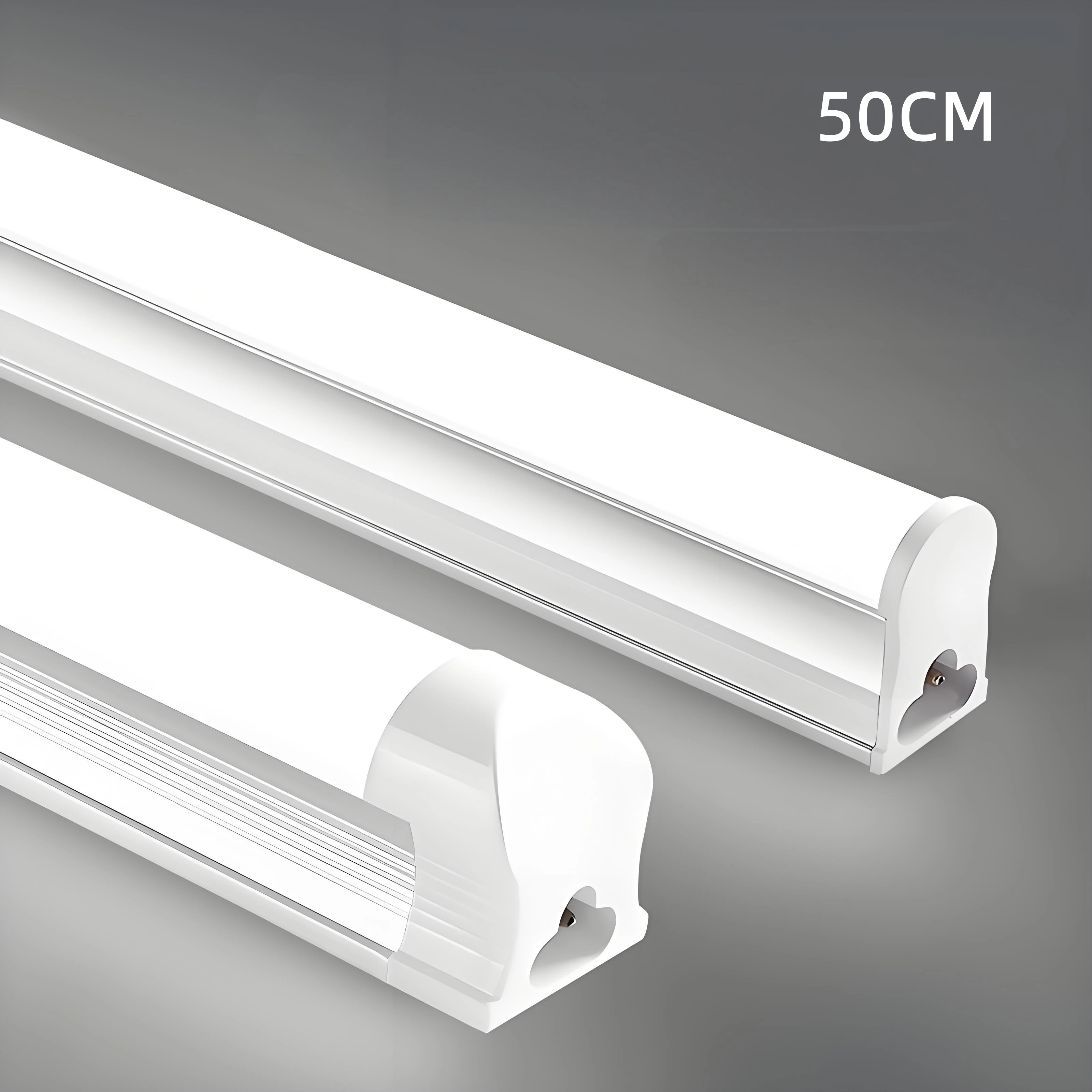 50CM LED Leuchtstofflampe Hochwertiges Aluminium Barlicht T5 T8 LED Röhre mit AC220V EU Stecker Schalter Energiesparende Home Wandleuchte