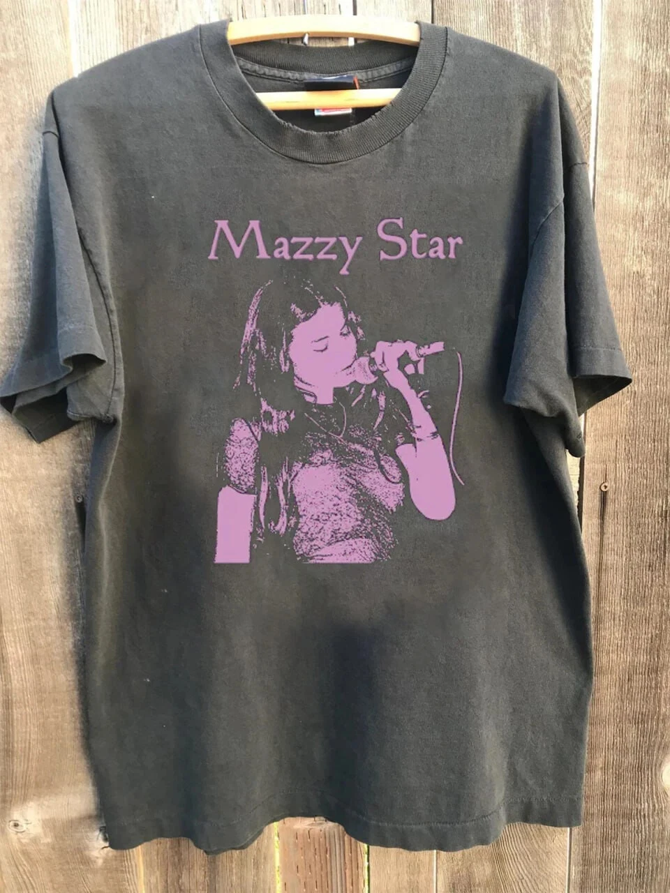 Mazzy Star Band 90s Nachdruck T-Shirt Kurzarm T-Shirt Unisex T-Shirt Streetwear T-Shirt Herren T-Shirt Schwarz Rundhalsausschnitt