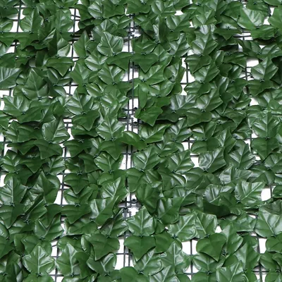 1*3M Artificial Green Blatt Zaun Panels Faux Privacy Zaun Screen For Home Outdoor Garden Balkon Decoration
