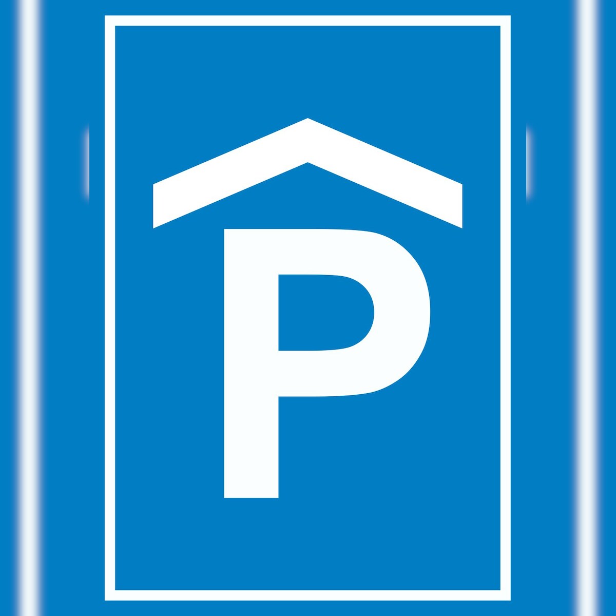 HB-Druck P Parkhaus Parkgarage Schild A4 (210x297mm) Image