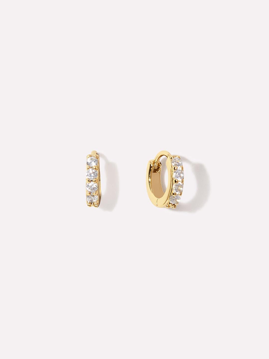 Women's Suzanne Huggie Hoop Earrings by Ana Luisa in Gold (Size OS)