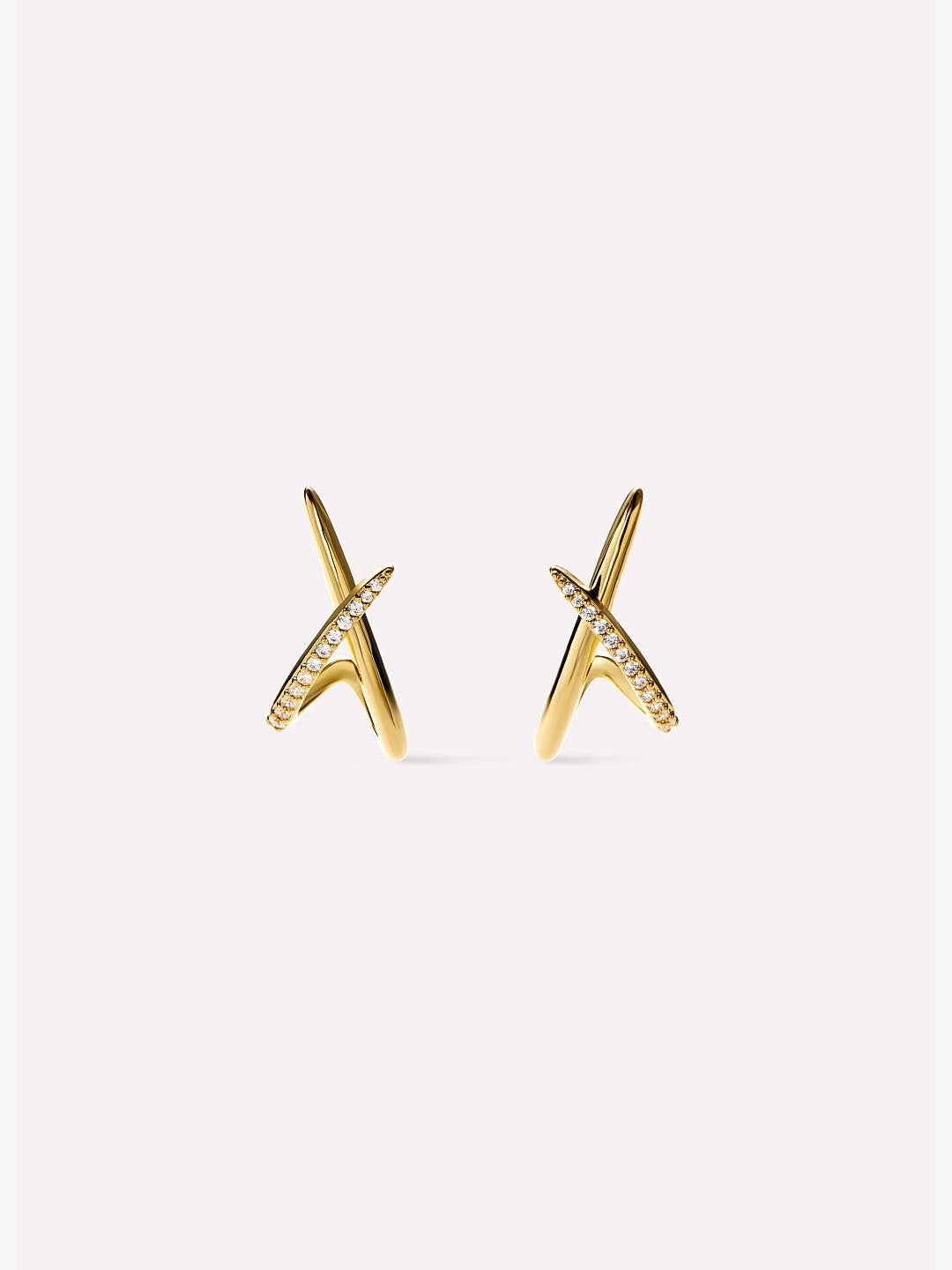 Women's Sloane Stud Earrings by Ana Luisa in Pave (Size OS)
