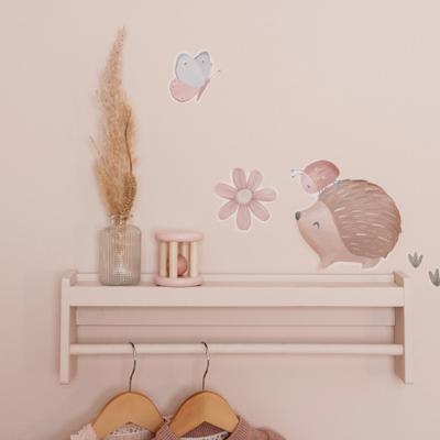 Wandtattoo LITTLE DUTCH "Wandsticker Set Fairy Garden A4 (3x St.)", bunt (mehrfarbig), H:30cm, PVC, Wandtattoos, 3x A4-Format Image