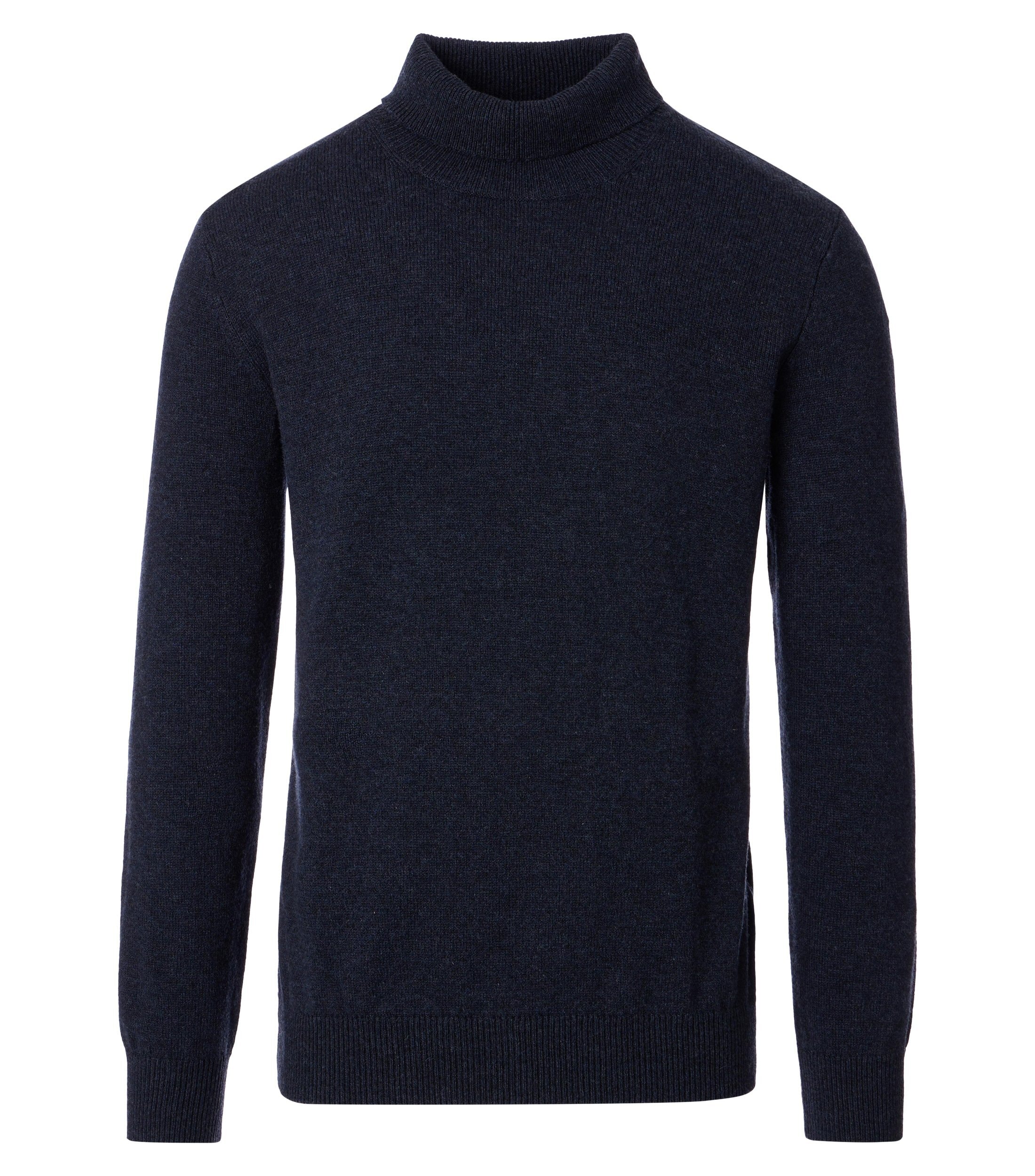 Rollkragenpullover CASAMODA "CASAMODA Rollkragenpullover uni", Herren, Gr. XXL, dunkelblau, 80% Wolle, 20% NY, Pullover Image