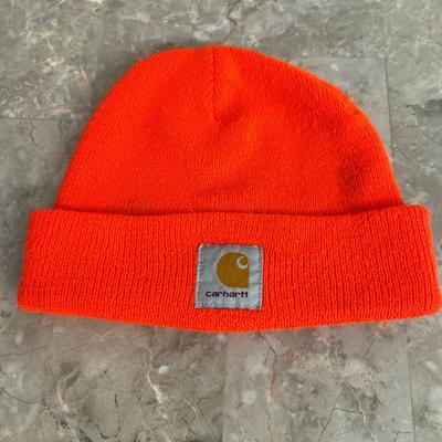 Carhartt Accessories | Carhartt A18 Watch Beanie Orange Knit Hat Made In Canada S16 | Color: Orange | Size: Os