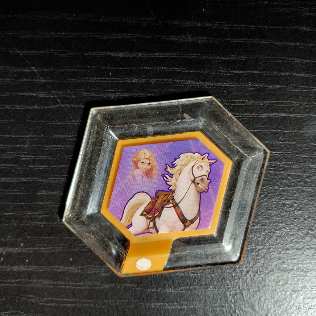 Disney Video Games & Consoles | Disney Infinity Rapunzel Power Disc. Dusty/Potential Damage. Works. | Color: Orange/Purple | Size: Os