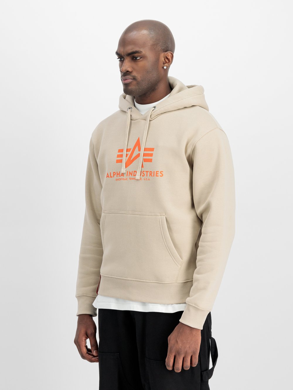 Alpha Industries Kapuzensweatshirt Herren sand, S Image
