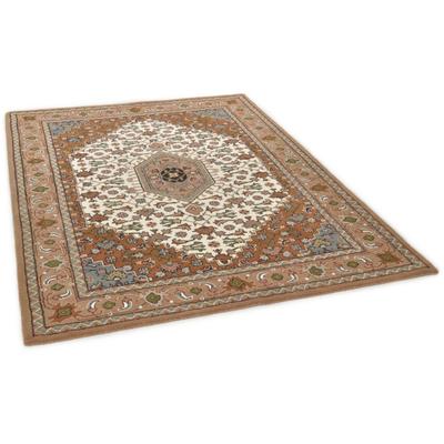 Wollteppich THEKO "Royal Orient - Bidjar 9", beige, B:250cm H:14mm L:350cm, Schurwolle, Teppiche, Obermaterial: reine Wolle, handgetuftet, Orient-Optik Image