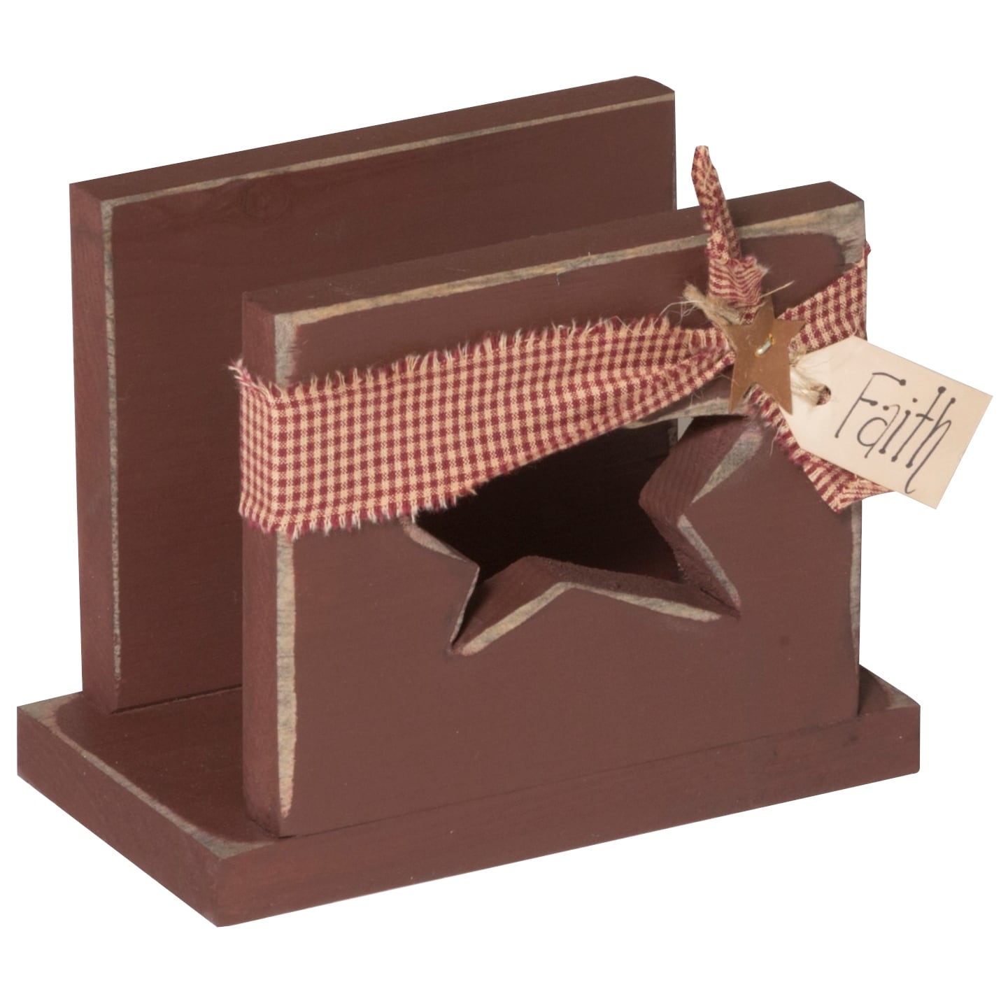 Amish-Made Pine Napkin Holder