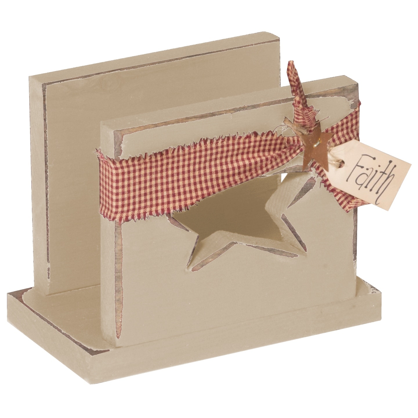 Amish-Made Pine Napkin Holder