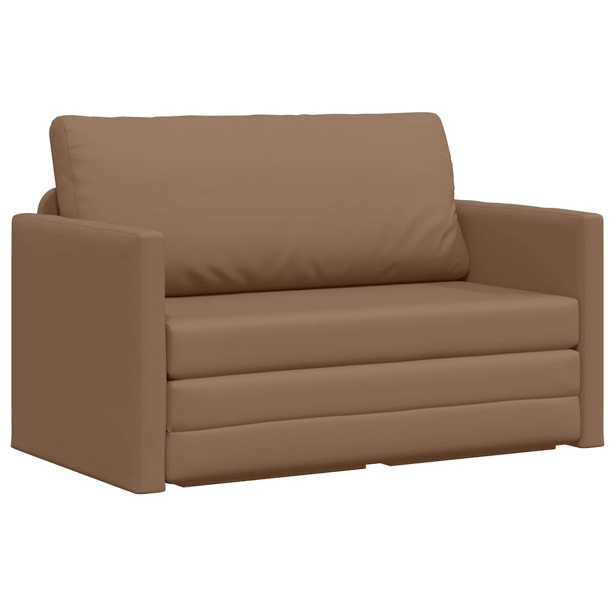 vidaXL Schlafsofa 110cm Cappuccino Kunstleder Image