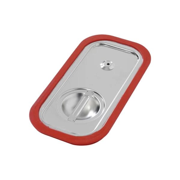 Bartscher GN-Behälter Zubehör Deckel für 1/3 GN mit Dichtung silber, 32.5x2x17.6 cm Image