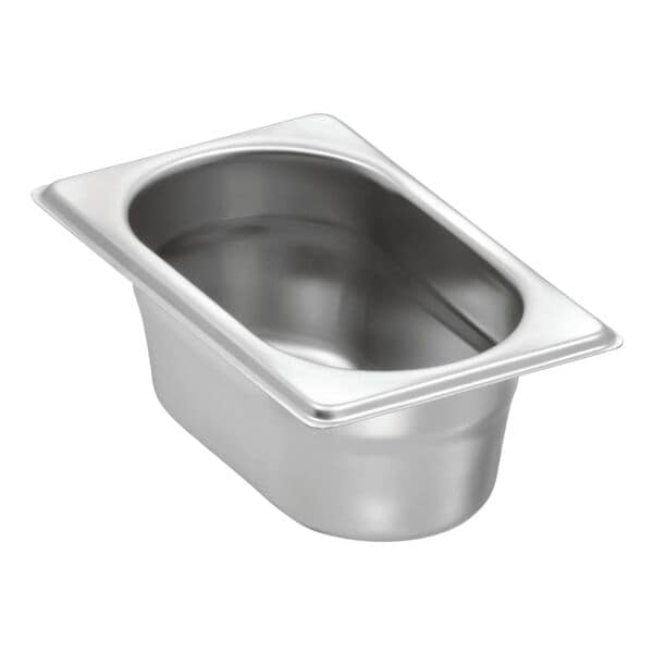 Bartscher Gastronormbehälter GN Behälter 1/9 100mm Top Line silber, 17.6x6.5x10.8 cm Image