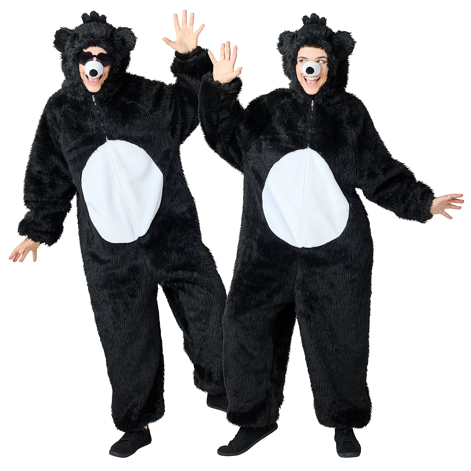 buttinette Bärenkostüm unisex, schwarz Image