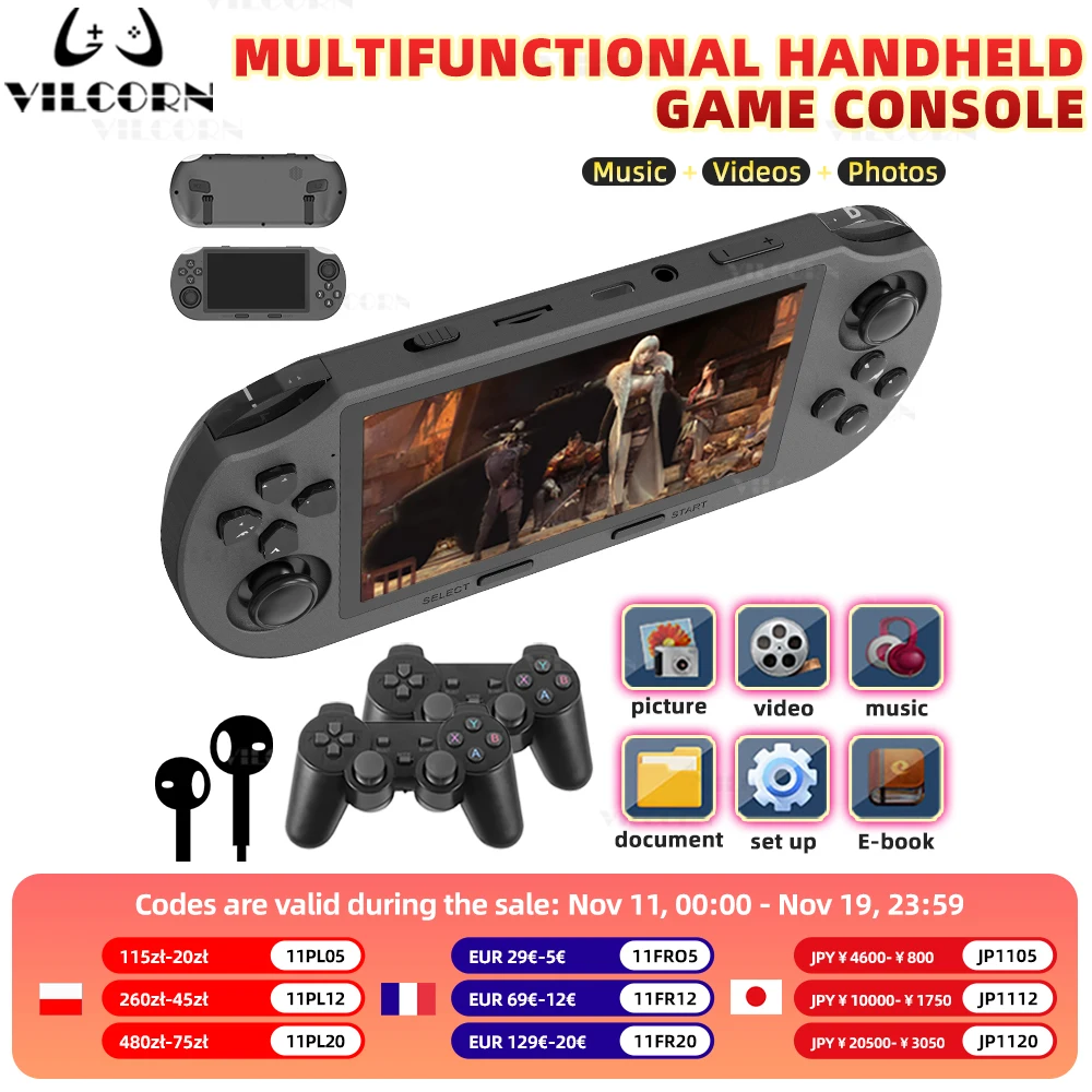 Console de jeu Portable SF3000, lecteur de jeu vidéo de poche, 20000 jeux pour PS1 SFC, Machine de jeu, cadeau pour enfants, nouveauté