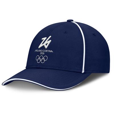 Milano Cortina 2026 Olympics Stretch Fit Cap – Marineblau Image