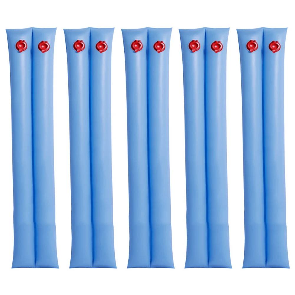 Tubes de sacs d'eau de piscine, poids de couverture de piscine, paquet de 10 chambres de 8 pieds pour couverture d'hiver, pièces d'équipement de piscine pour l'expansion de l'eau