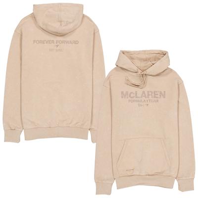 McLaren New Era Oversized Wordmark Hoodie – Hellbraun Image