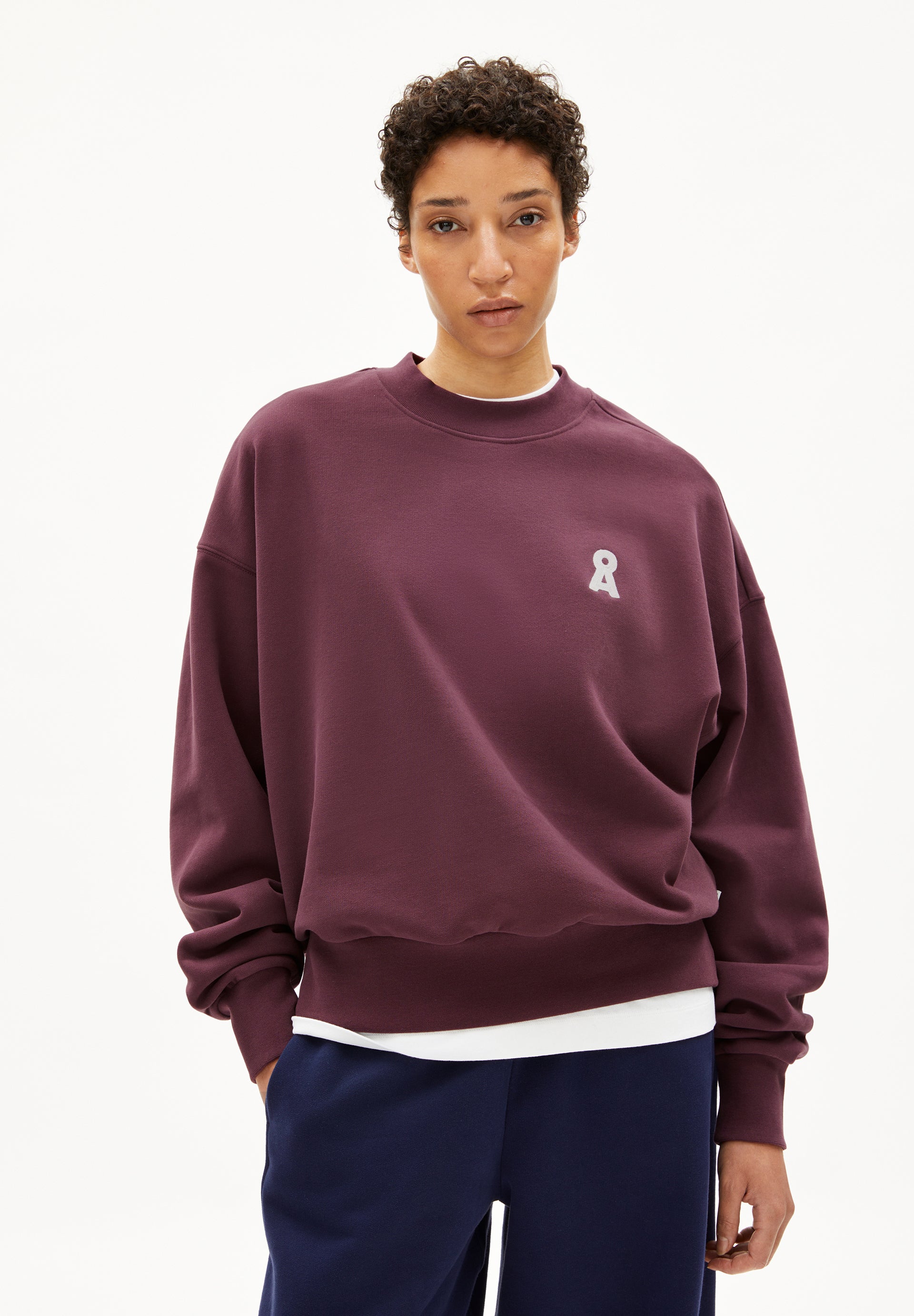 ICONIC Å ALIZAA | Sweatshirt aus Bio-Baumwolle - rot (S) Image