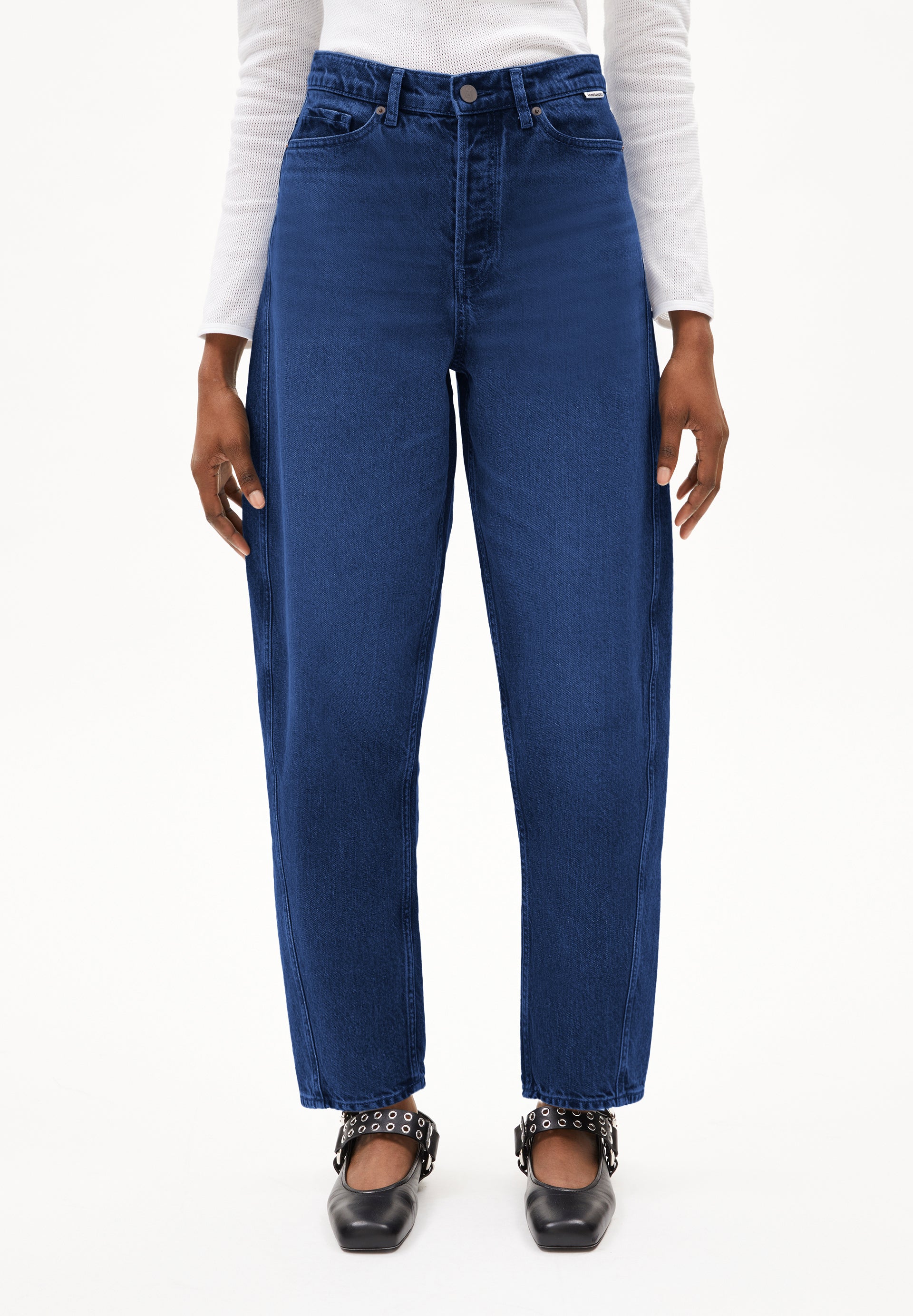BAARELL | Barrel Jeans recycelte Baumwolle - blau (29-32) Image
