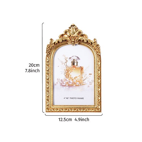 Europäischer Stil Harz Handbemalt Bilderrahmen Wanddekorationen, 1 Stück Bilderrahmen Image