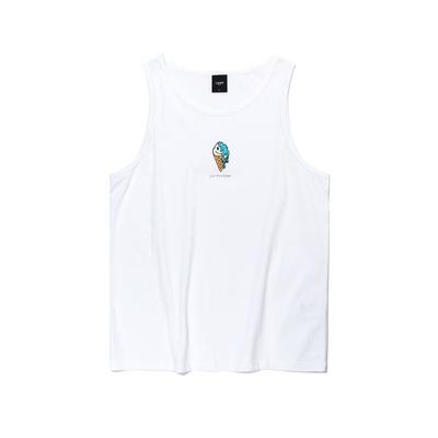 lmn3011 Ice Cream Sleeveless-White