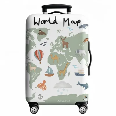 Wear Resistant Dust Covers Durable Travel Case Covers Travel Luggage Cover Luggage Compartment Protective Cover for18-32 Inch