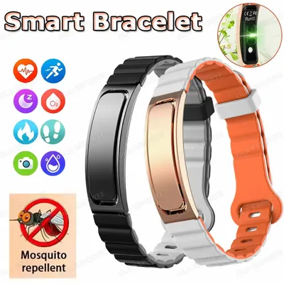 New Sports Fitness Tracker Smart Band Bracelet Heart Rate Blood Oxygen Sleep Monitor Pedometer No Screen Smartwatches 2025 Band