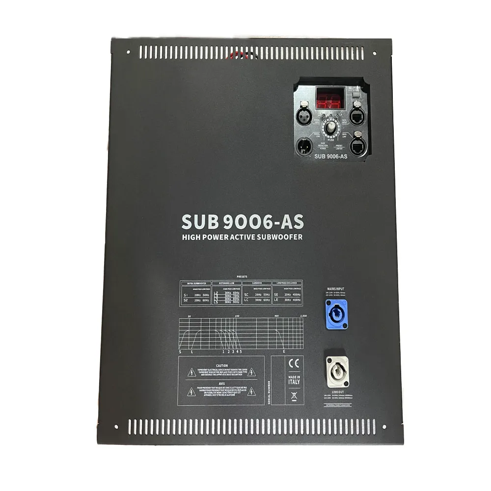 Leistungsmodul, Subwoofer-Verstärkerplatine, Klasse D, 2 x 1800 W, SUB9006-AS, aktive Leistungsverstärkerplatte Image