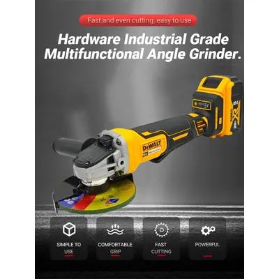Dewalt 125mm DCG405 Cordless Angle Grinder Brushless Metal Cutter Woodworking Sander For Dewalt 20V Batteries