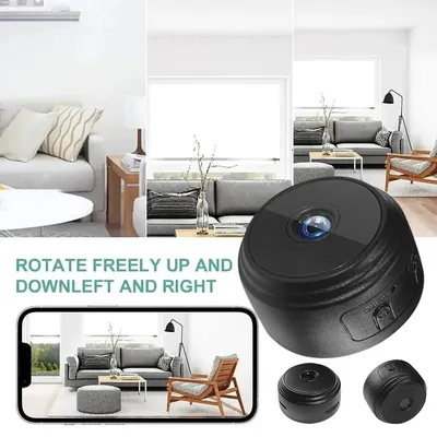 A9 Mini HD 720P IP WiFi Security Camera - Intelligent Home Monitoring System with Mobile Remote Control App