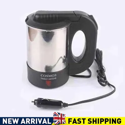 500ML Portable Car Kettle Travel Kettle Water Heater for Caravan RV Camping 12V