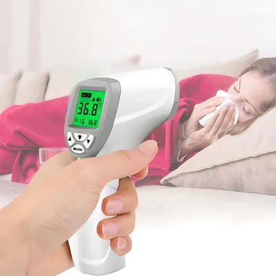 Alextrasza Digital Non-Contact Thermometer Infrared Thermometer Forehead Medical Termometro Body Fever Baby/Adult Temperatur