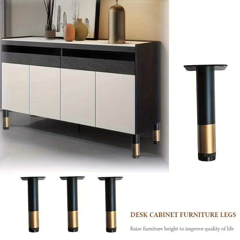 Möbel Sofa Tisch Beine Rundrohr Schrank Beine Metall Fuß Beine Möbel Hardware Zubehör, das DIY Bett Schreibtisch Tisch sein kann Image