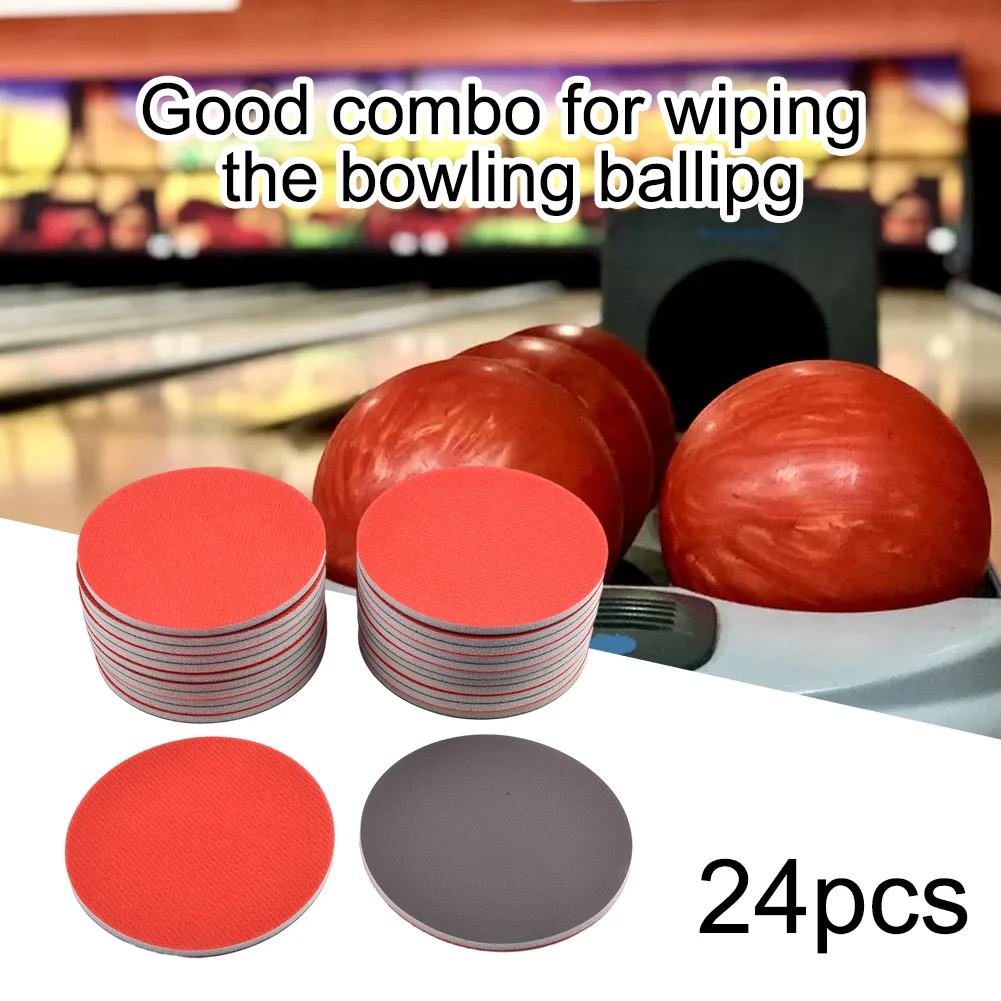 24pc/12pc Bowling Schleif Pads 5 zoll Resurfacing Polieren Pads Bowling Reiniger Tragbare Schleif Pads 500-4000typ Ersetzen Werkzeug Image