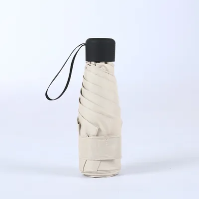 Small Folding Umbrella Rain Mini Pocket Parasol Girls Anti-UV Waterproof Portable Travel Women Parasol UMBRELLAS