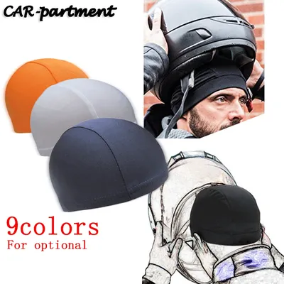 Motorcycle Helmet Lining Hat Quick Dry Breathable Hat Cycling Racing Inner Cap Under Helmet Beanie Motorbike Equipment Clothing