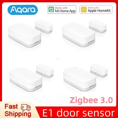 Aqara Tür-Fenster-Sensor E1 ZigBee 3.0 MCCGQ14LM APP-Fernbedienung für Smart Home Work mit Xiaomi Mijia APP Apple HomeKit