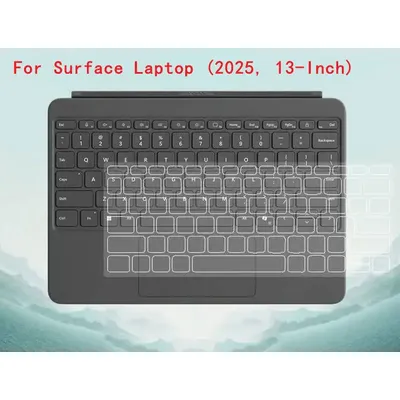 for Microsoft Surface Laptop (2025, 13-Inch) Surface Laptop 13 inch 2025 TPU Keyboard cover skin screen film Protector
