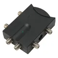 Amplificatore TV 2 ingressi 4 uscite Amplificatore di segnale TV bidirezionale ad alto guadagno senza perdita per TV via cavo antenna