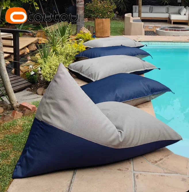 OTAUTAU Outdoor Oxford Sitzsackbezug Schwimmbad Liege Strandclub Schlafsofa DD210 【Kein Füllstoff! Sie müssen es selbst füllen!】