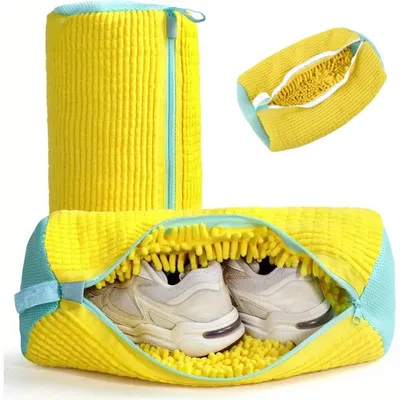 Laundry Bag Shoe Washing Bag Padded Net Protector For Fluffy Fibers Polyester Machine Friendly Drying Wash Bags For Shoes