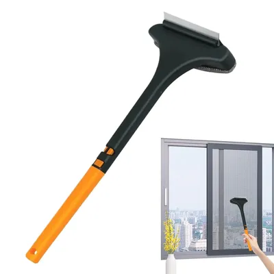 Window Cleaning Washer Mesh Screen Cleaner Brush Scraper Glass Cleaning Brush No-disassembly Screen Window Clean Scraper