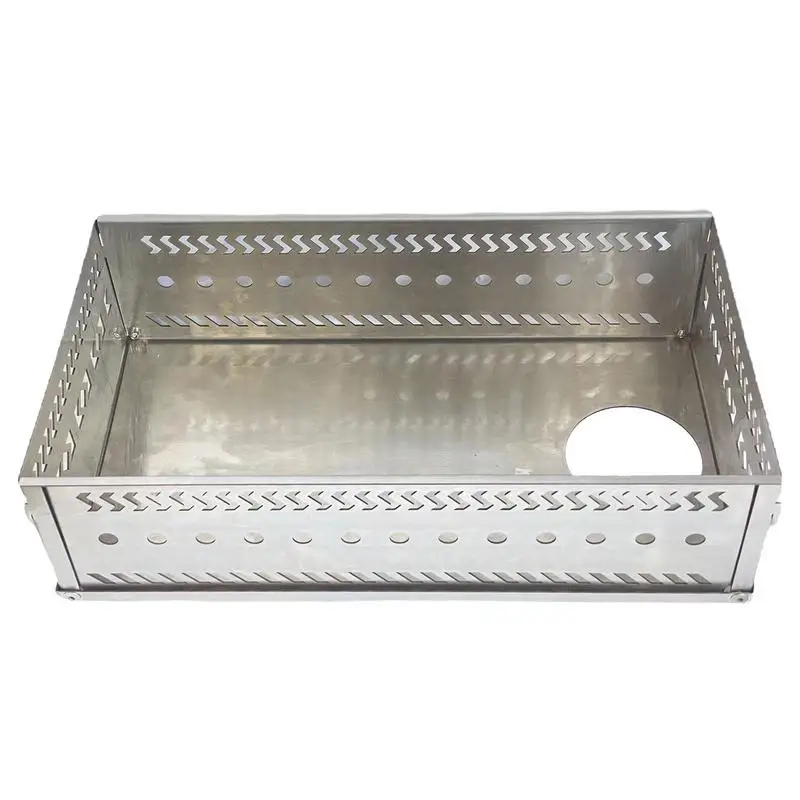 Sauna Stein halter Edelstahl Brennholz Sauna ofen liefert hitze beständige Holzkohle Feuer box Holzofen Sauna Stein korb