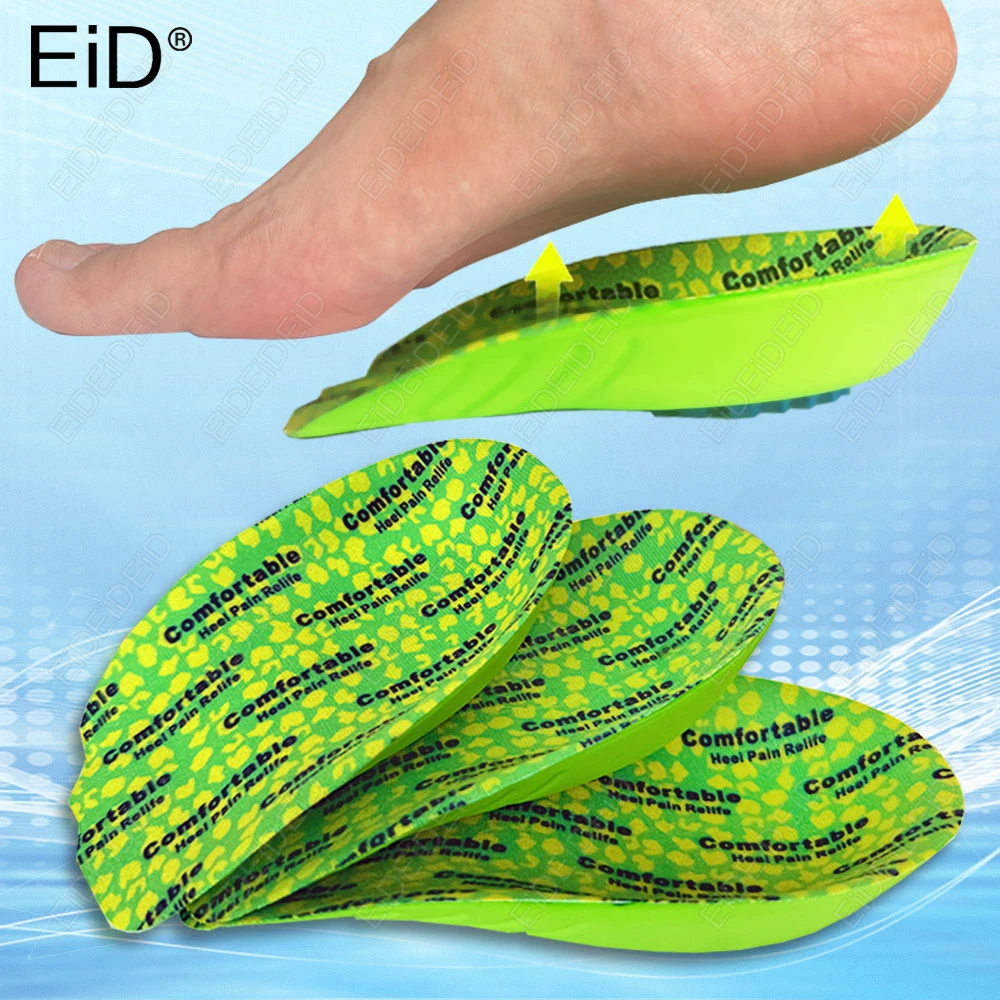 Halbe orthopädische Einlegesohle für Fuß, Fersensporn, Schmerzen, Kissen, Fußmassagegerät, Pflege, Einlegesohle, Männer und Frauen, weiche Sohle, Laufschuhe, Pads Image