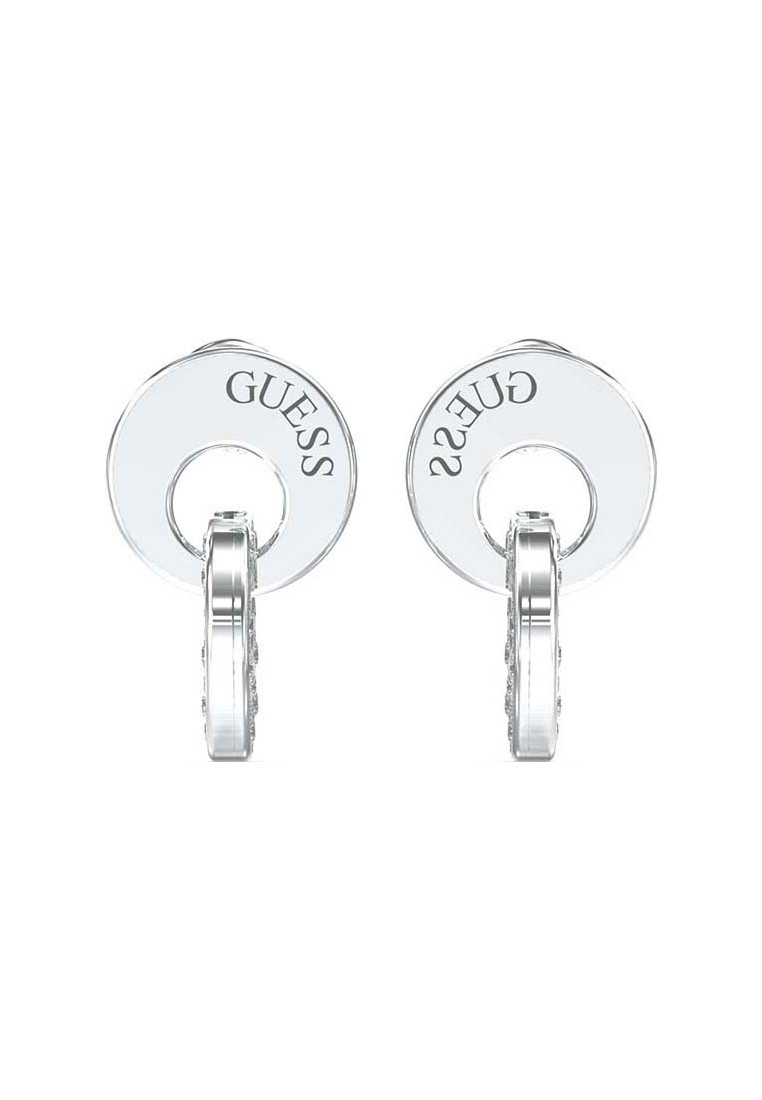 Guess Womens UBE05221RH Ladies Blooming Summer Earrings - Silver Stainless Steel - One Size | Guess Sale | Discount Designer Brands