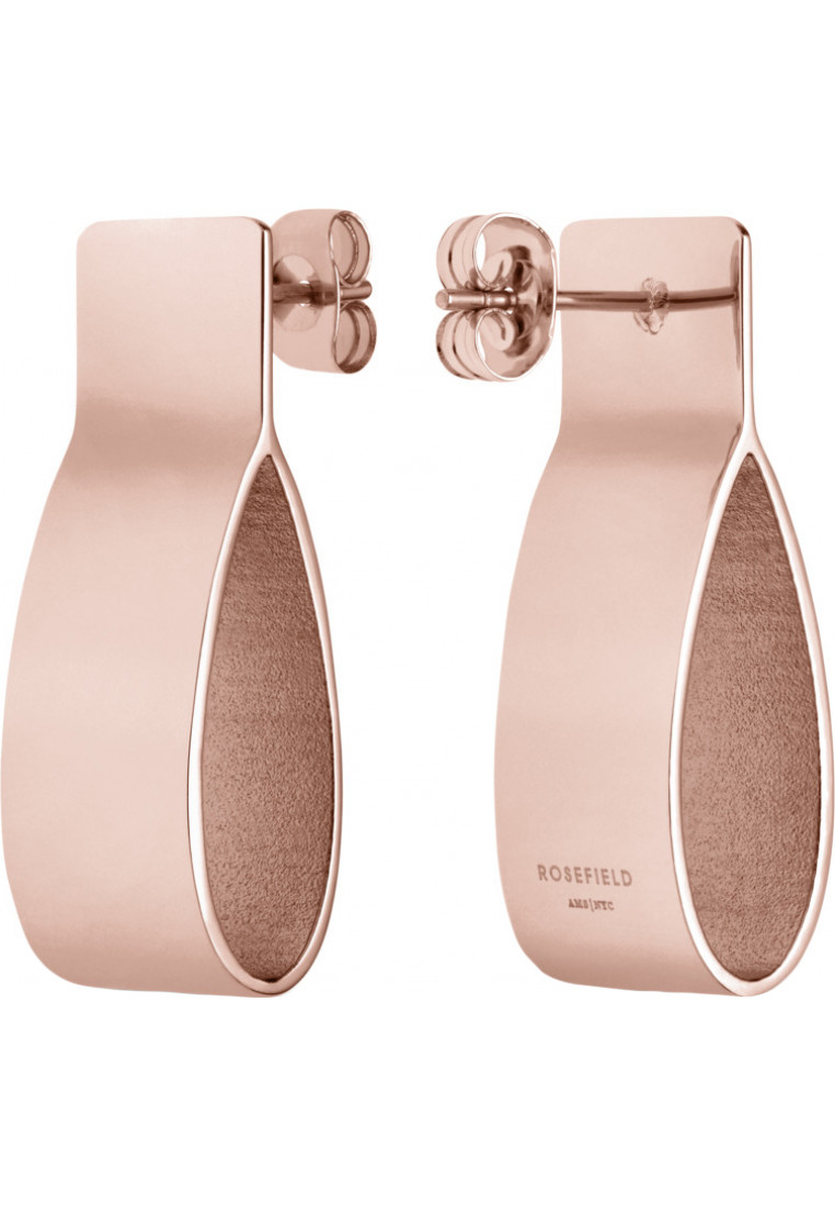 Rosefield Womens FCER-J225 Ladies Earrings - Rose Gold Stainless Steel - One Size | Rosefield Sale | Discount Designer Brands