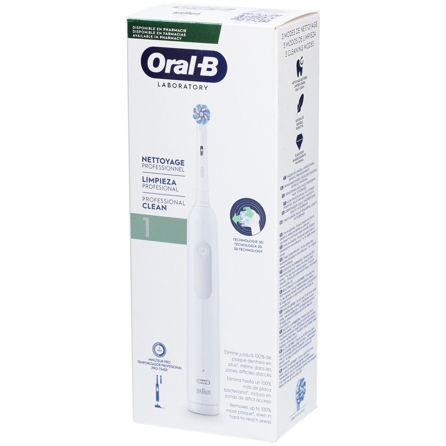Spazzolino elettrico Oral-B Professional Clean 1 bianco pz da denti