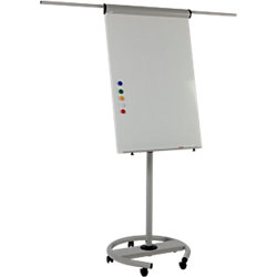 Bi-Office Mobiles Flipchart Stahl 70 (B) x 190 (H) cm Grau