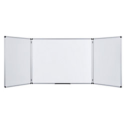 Bi-Office Maya Klappbares Whiteboard Magnetisch Lackierter Stahl Beidseitig 90 (B) x 60 (H) cm